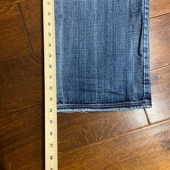 LRG Lifted Research Group Relaxed Dual Tone Denim Blue Jeans Mens Size W38 x L34 - Picture 8 of 9